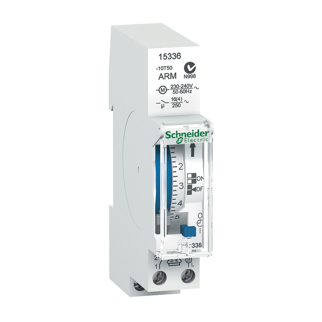 Schneider 15336 Zaman Saati 18Mm 24H 1C