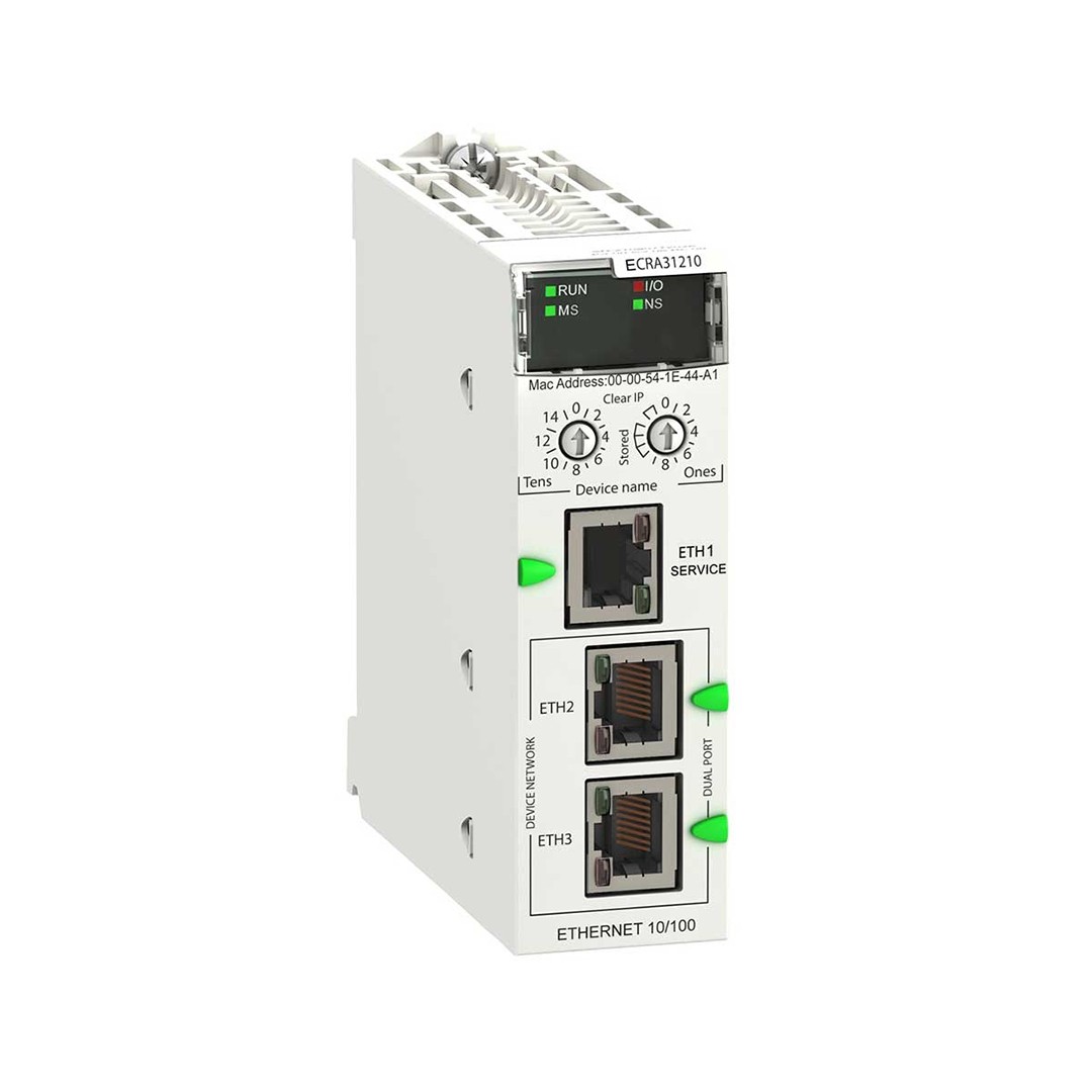 Schneider BMECRA31210 Modicon X80 Ethernet Giriş/Çıkış Adaptörü