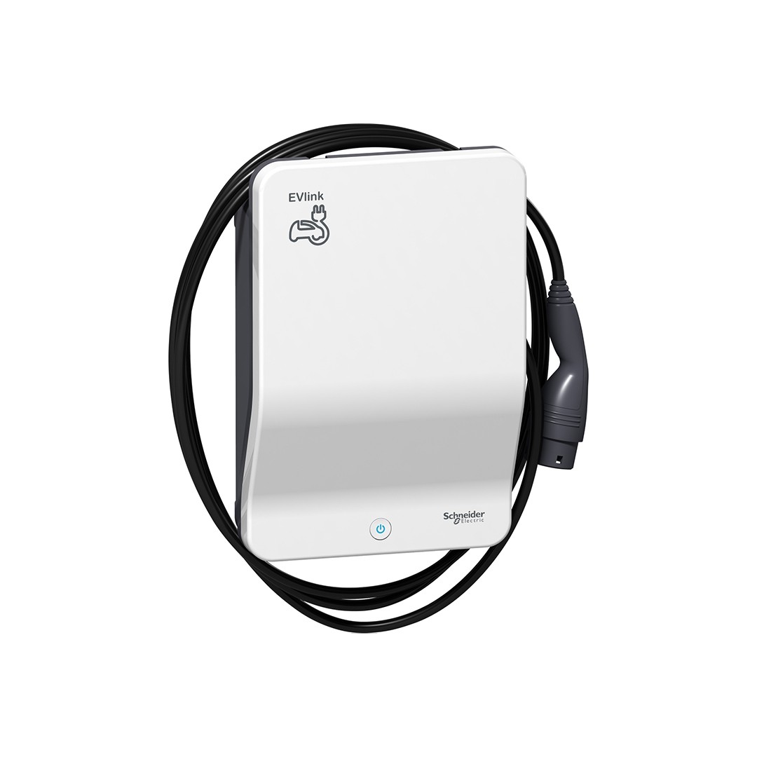 Schneider EVH2S22P0CK EVlink Wallbox 22kW T2 Bağlantılı Kablolu Şarj İstasyonu
