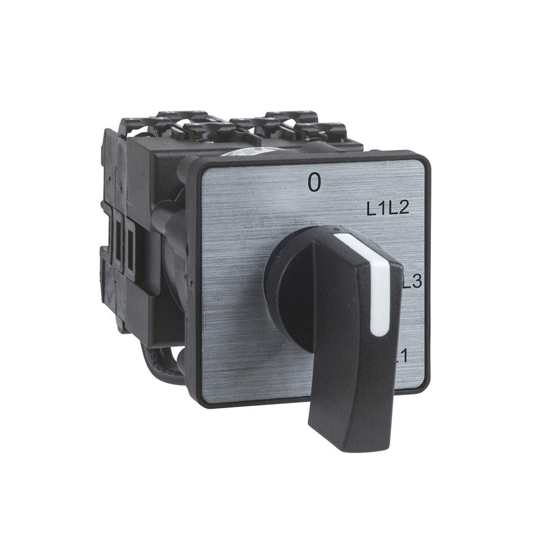 Schneider K1D024MLH 45 Derece 12A 3L Pako Şalter Voltmetre