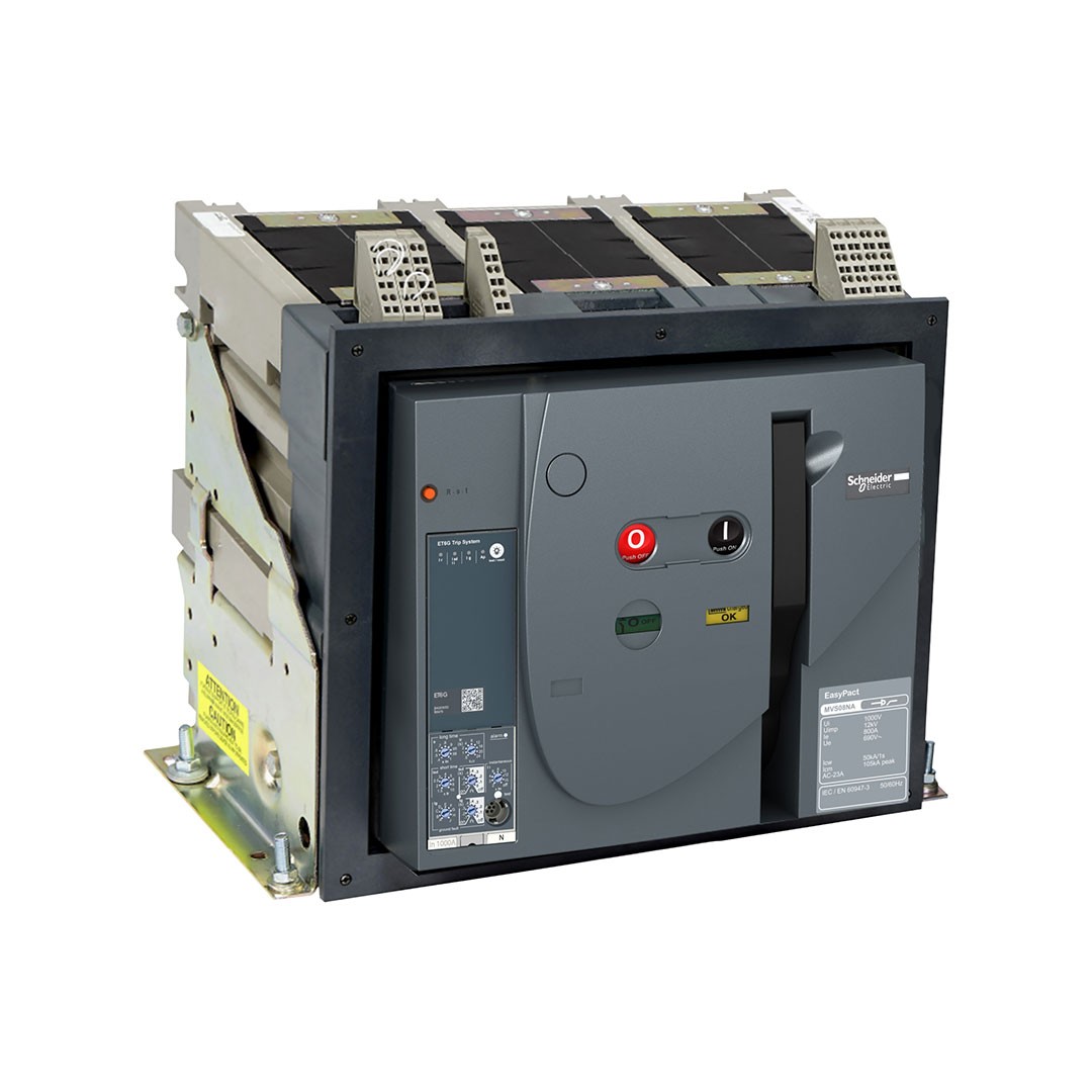 Schneider MVS16H3MF5L 1600A 65kA MVS Standart Açık Tip Güç Şalteri