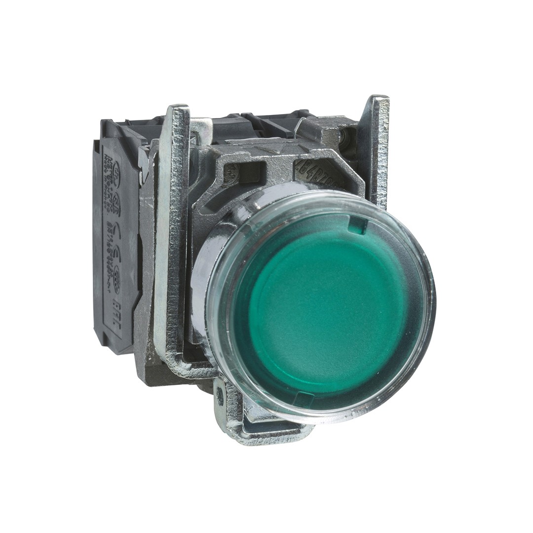 Schneider XB4BW3365 Yeşil Işıklı Buton