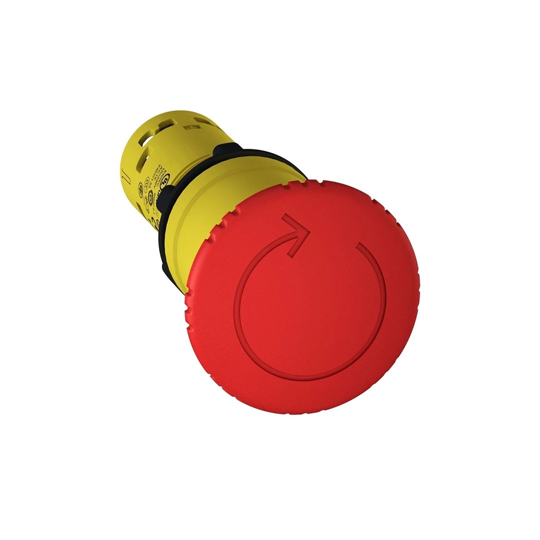 Schneider XB7NS8442 Acil Durdurma 1NK - Çevir Çek Mantar Kafa Kırmızı