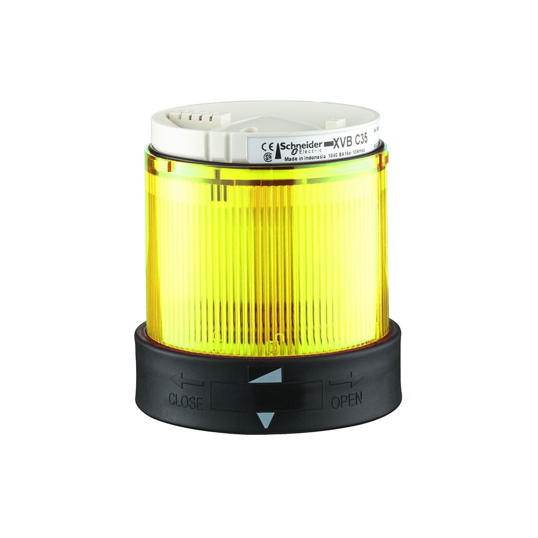 Schneider XVBC2B8 24V AC/DC Sarı Kalıcı Işıklı Kolon