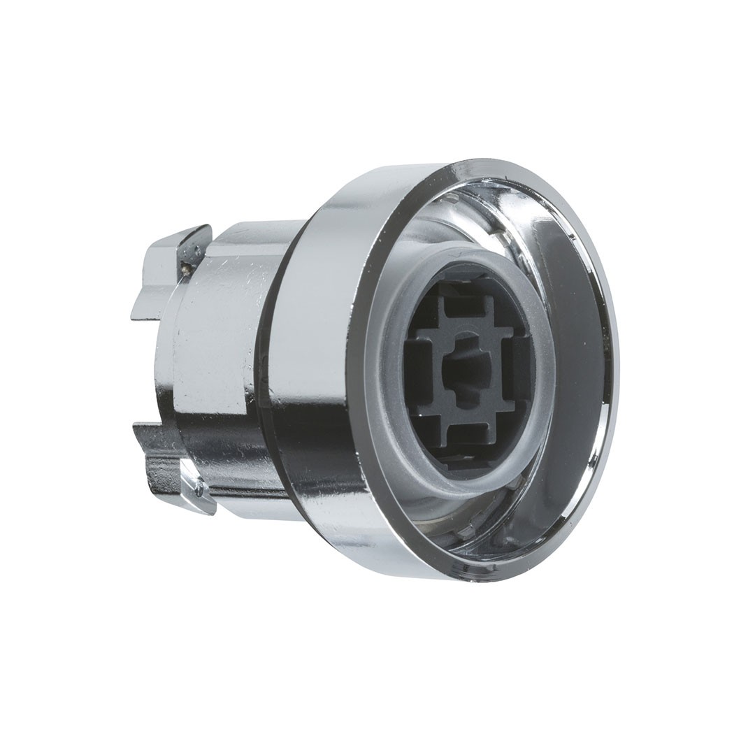 Schneider ZB4BA0 22mm Yaylı Dönüşlü Metal Basmalı Buton Başlığı