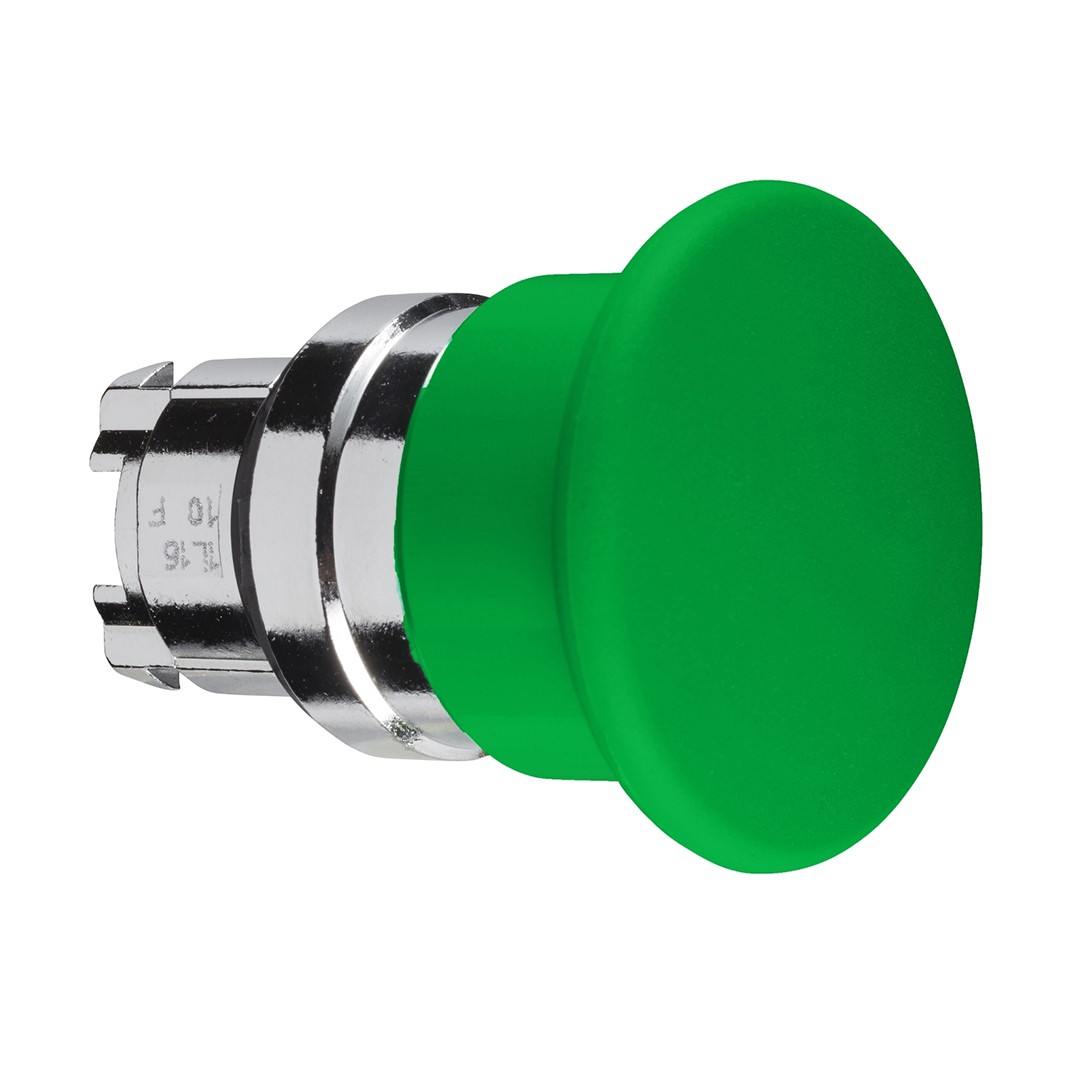 Schneider ZB4BC3 40mm Yaylı Yeşil Mantar Buton Kafası