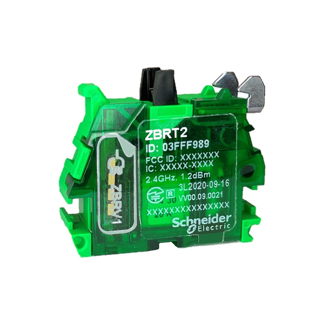 Schneider ZBRT2 Kablosuz Aküsüz Buton için Çift İşlemli İletici