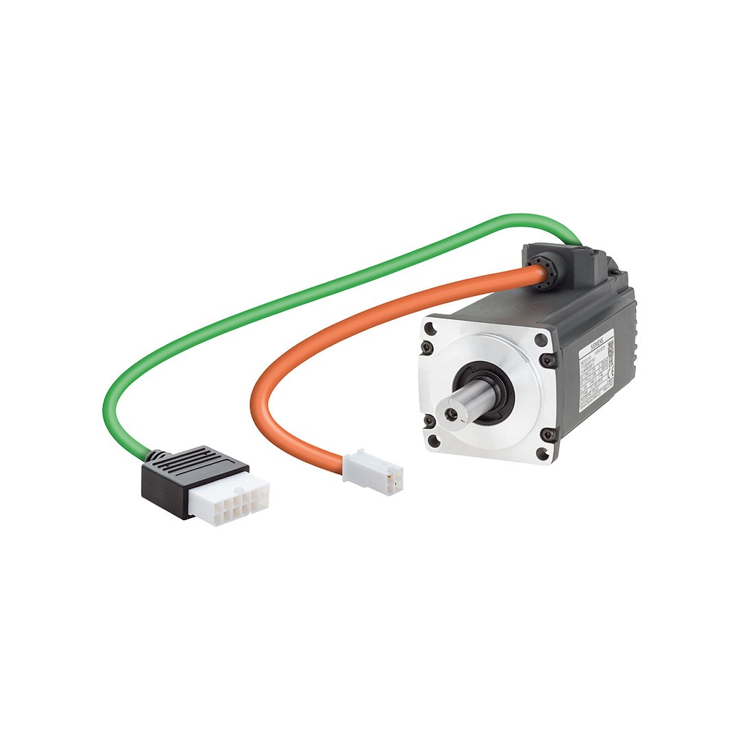 Siemens 1FL6034-2AF21-1AA1 V90 PN=0.4 KW NN=3000RPM MN=1.27 NM 1AC INC KAMALI ve FRENSİZ