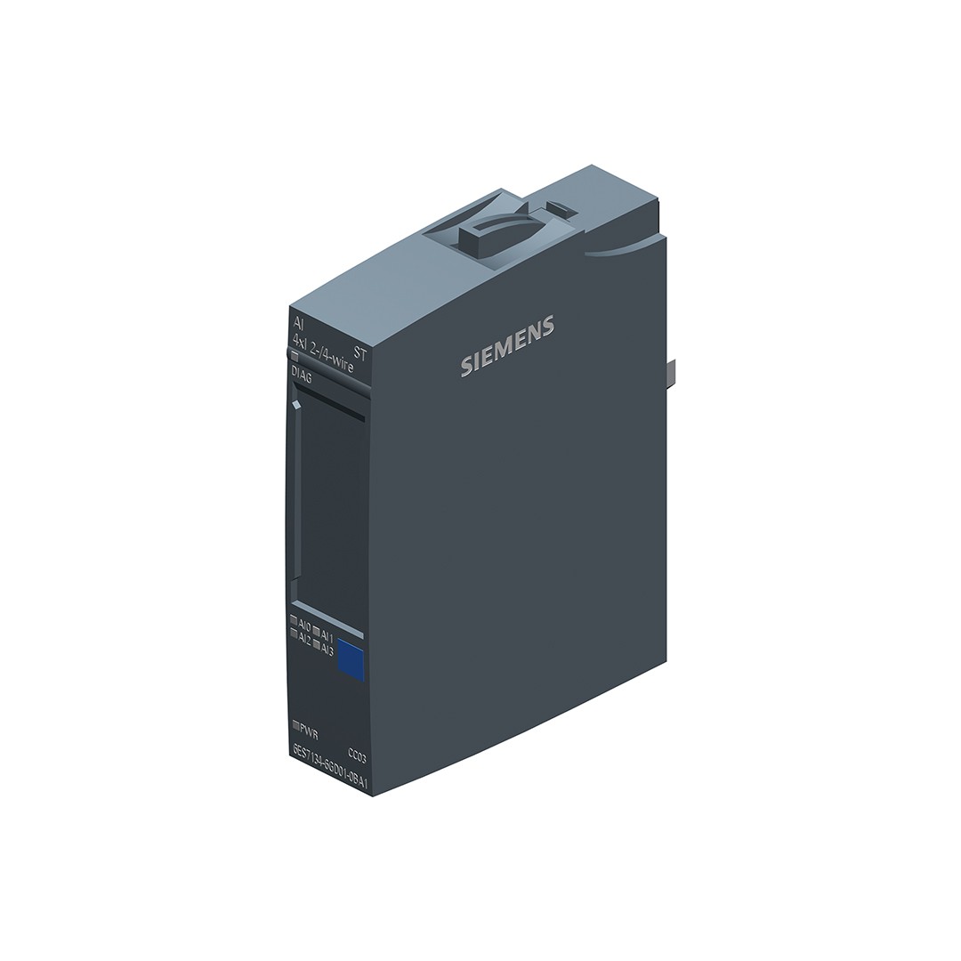 Siemens 6ES7134-6GD01-0BA1 ET 200SP AI 4XI 2-/4-WIRE STAN. ANALOG INPUT MODULE