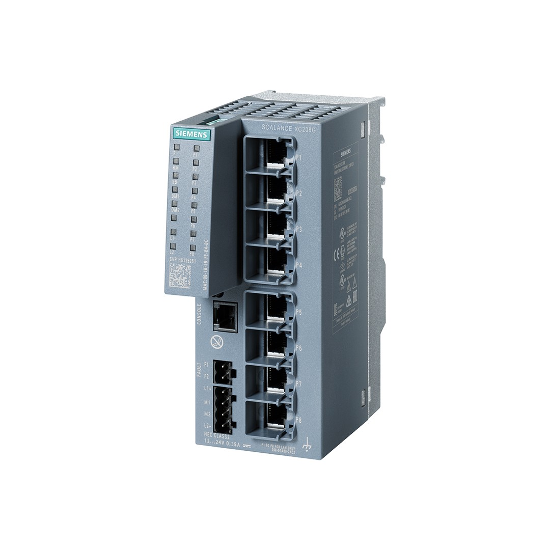 Siemens 6GK5208-0GA00-2AC2 Scalance XC208G Ethernet Switch