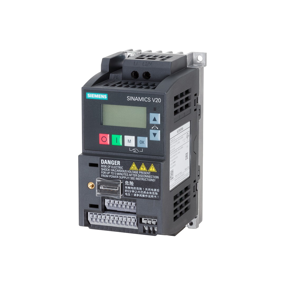 Siemens 6SL3210-5BB11-2UV1 Sinamics V20 0,12kw 0.16HP 1Faz 220V