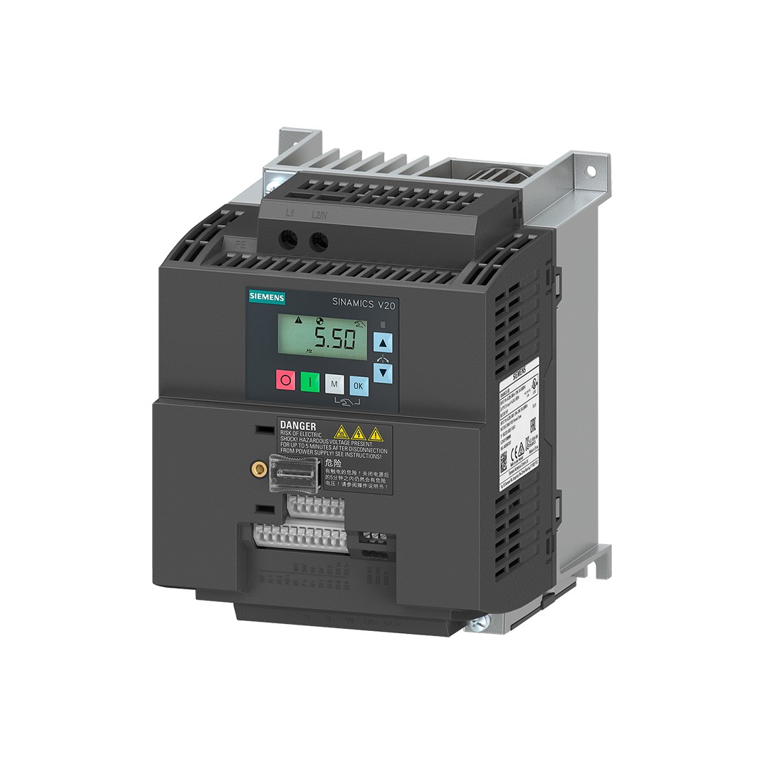 Siemens 6SL3210-5BB22-2UV1 SINAMICS V20 2,2 KW 1FAZ 230V/3FAZ 230