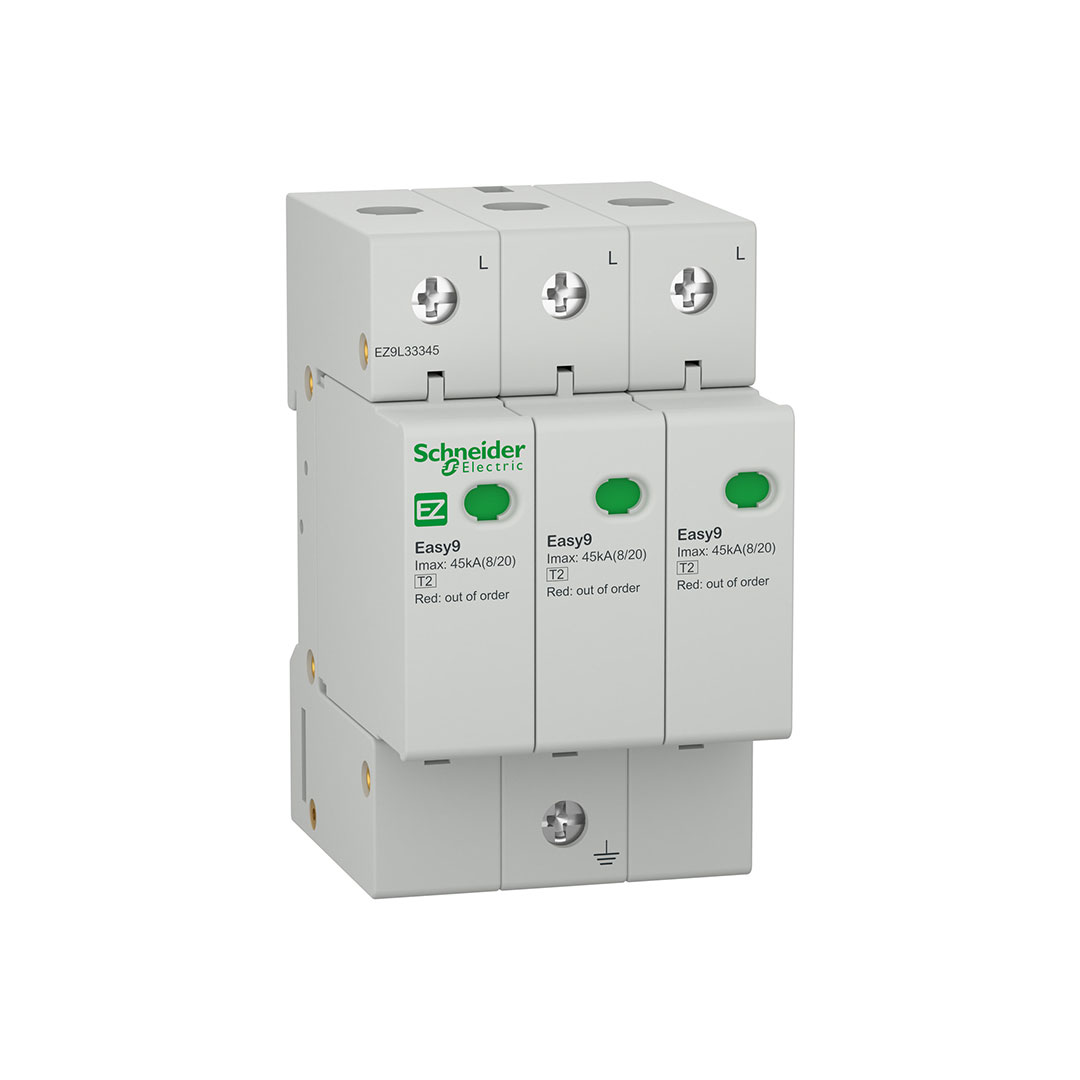Schneider EZ9L33345 EASY9 T2 3P 45KA 400V Parafudr